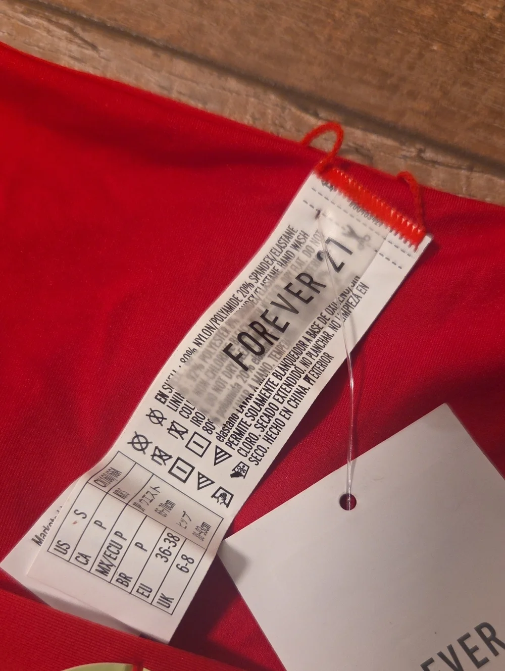 Forever21 Red String Bikini Bottoms